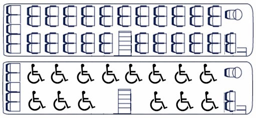 Wheelchair bus